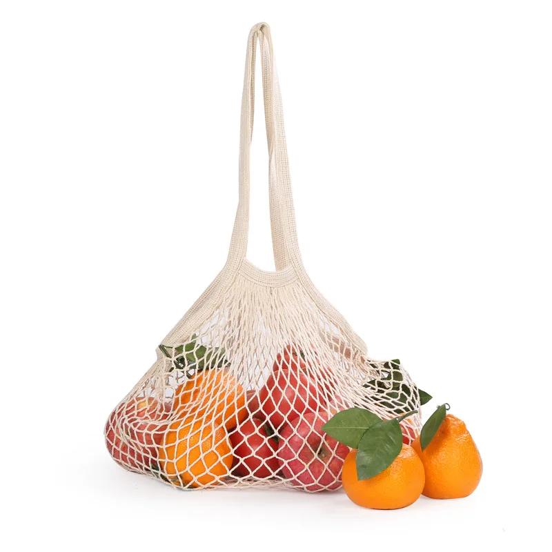 Mesh Net Baseball Basketball Bag Fruit vegetable Re-Usable Shopping Bag Handbag 