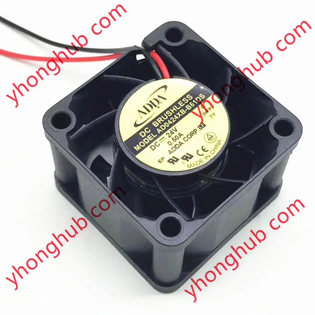 Adda AD0424XB-B51DS dc 24v 0.5a 40x40x28mm ventilador