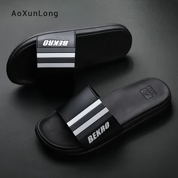 

Slippers Men's Summer Fashion Slippers Outside Wear New Men's Beach Shoes in 2019 Fashion Summer Slip-proof Outdoor Slippers