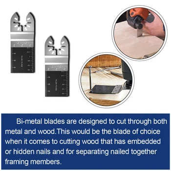 

4pcs/set Industrial Saw Blade Renovator Home Cutting Tools Woodworking Professional Universal Durable Oscillating Quick Install