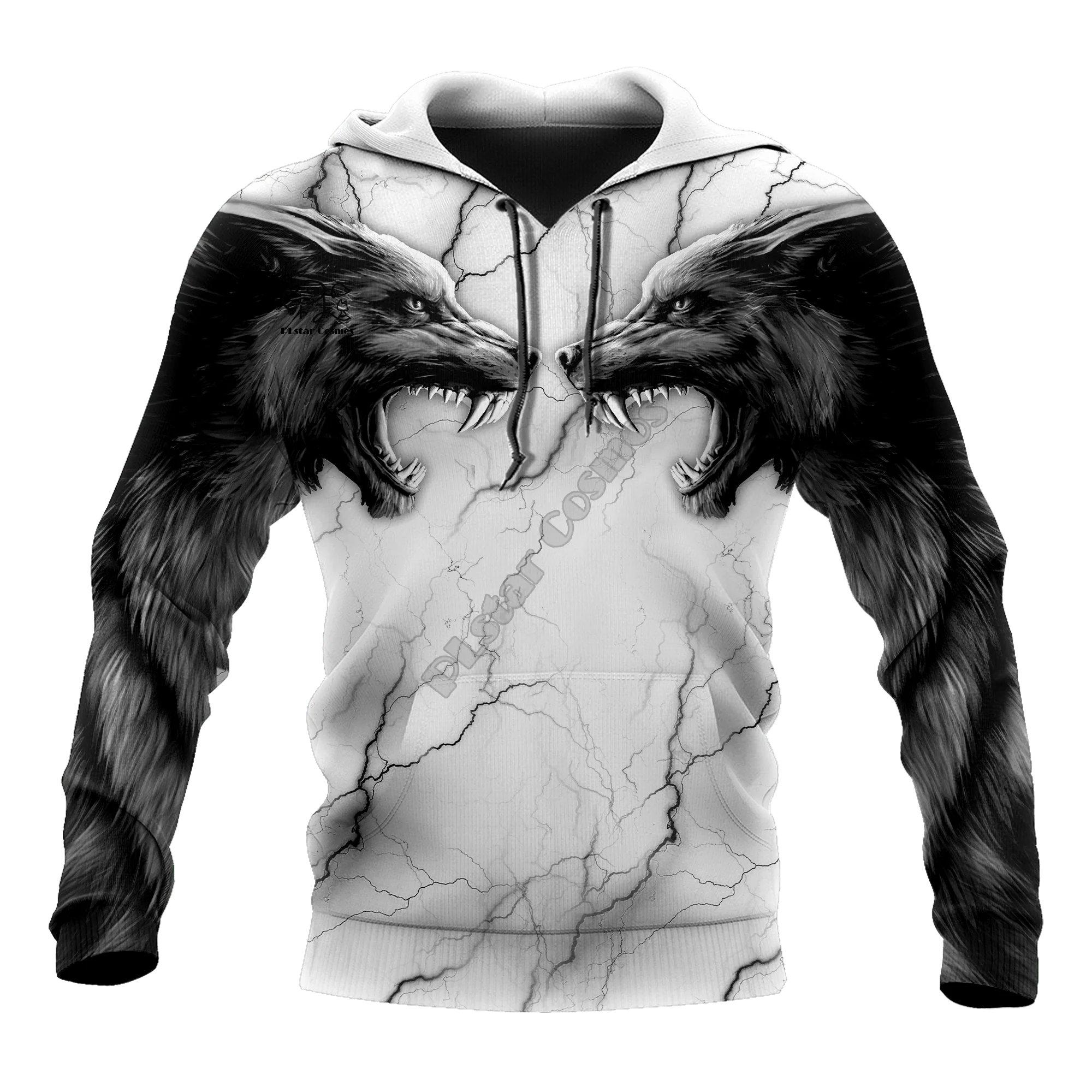 

PLstar Cosmos Animal Hunting Wolf Tattoo Hunter Camo Autumn Tracksuit Harajuku 3DPrint Men/Women Streetwear Hoodies Pullover N-1