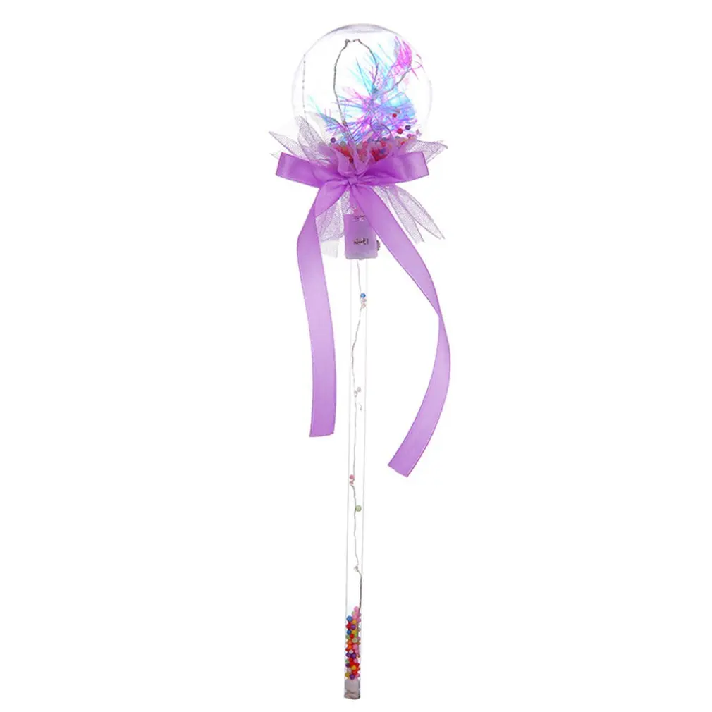 Светящаяся волшебная палочка, красочный флэш-Волнистый шар, фея, Бабочка, Звездный шар, детские игрушки, профессиональная Мода