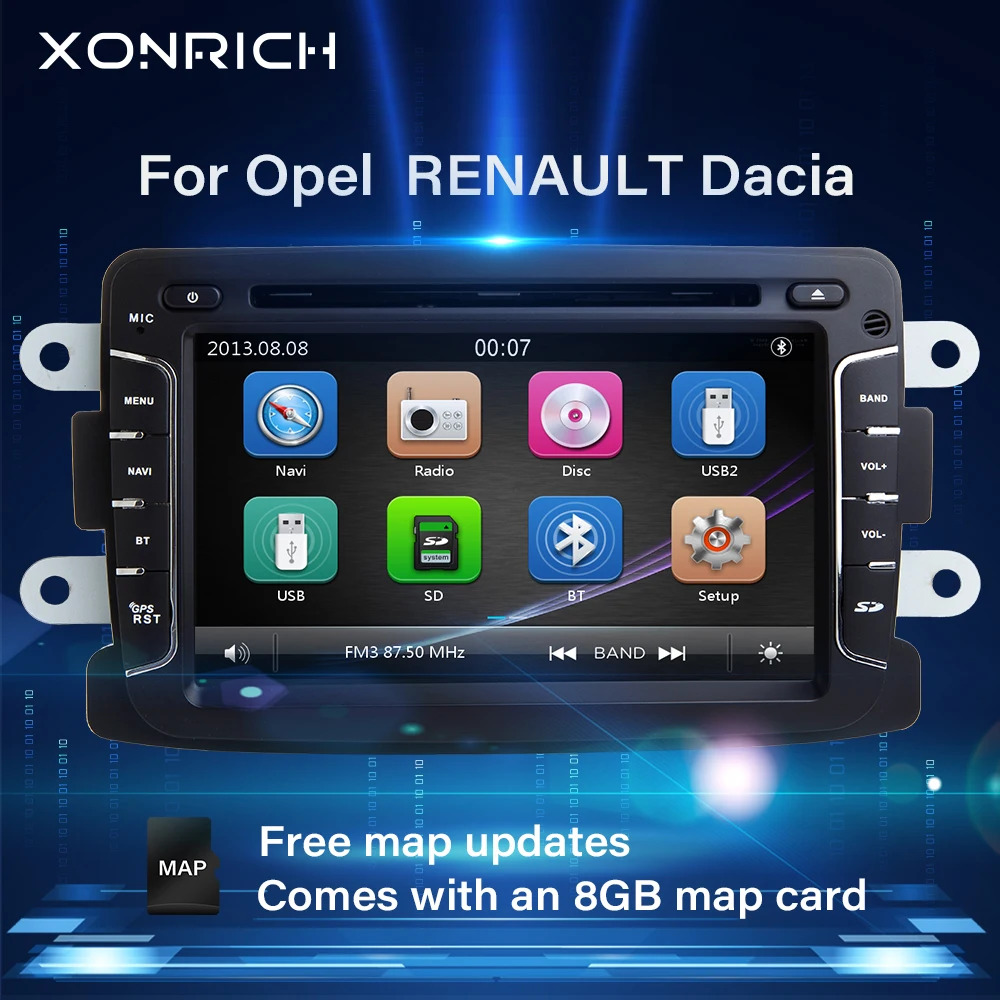 2 Din Auto Radio Dvd-speler Voor Dacia/Sandero/Duster/Renault/Captur/Lada/Xray 2/Logan2 Gsp Navigatie Multimedia Head Unit Stereo 2 Din Auto Radio Dvd-speler Voor Dacia/Sandero/Duster/Renault/Captur/Lada/Xray 2/Logan2 Gsp Navigatie Multimedia Head Unit Stereo