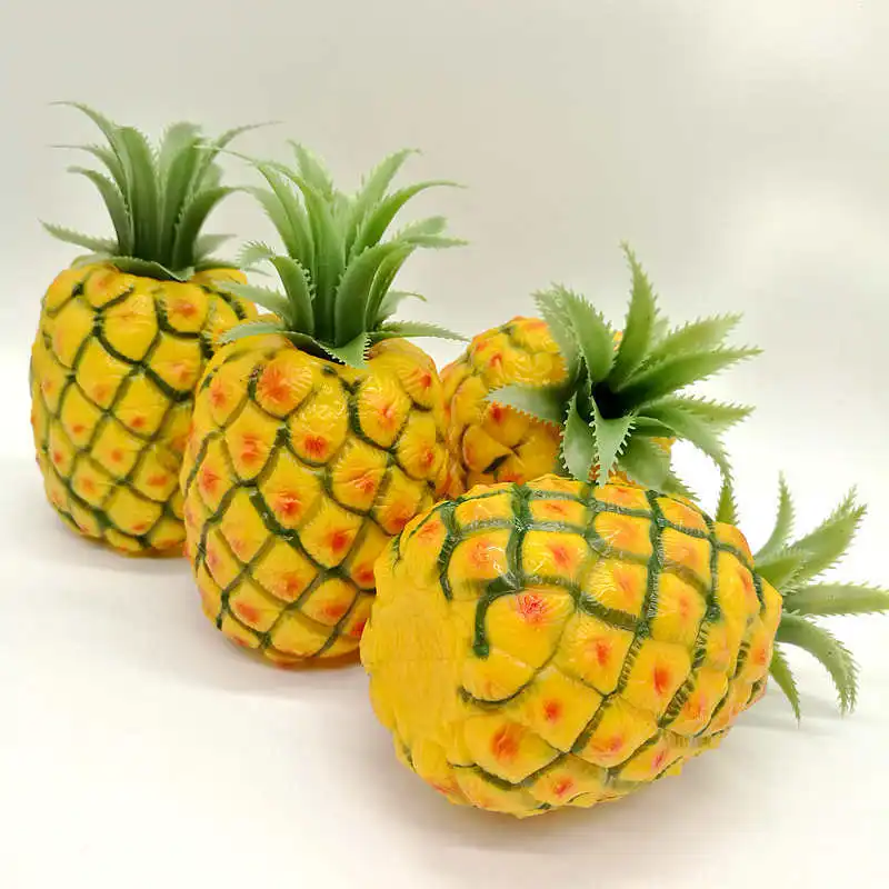 Simulated Pineapple Fruit Model Diy Fake Plastic Pineapple Window Decoration Shooting Props Home