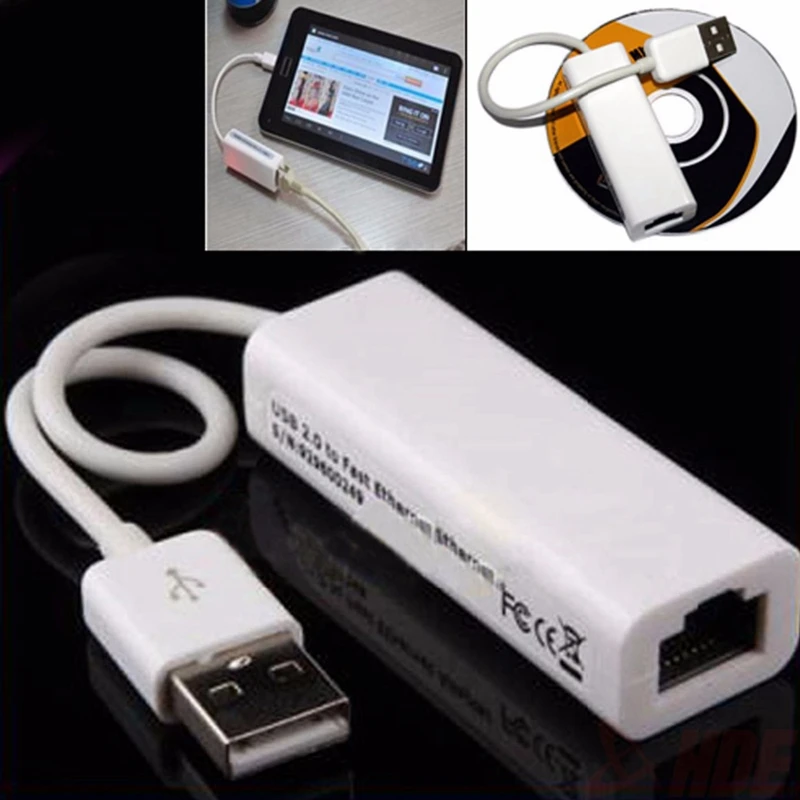 Портативный 1 шт. Rtl8152 Chips Usb 2,0 для Rj45 сетевая карта беспроводной локальной сети адаптер 10/100 Мбит/с для планшетных ПК Win 7 8 10 Xp