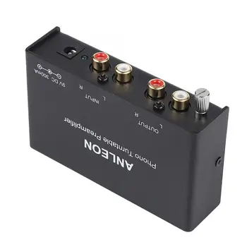 

platenspeler Mini Dual-channel Phono Stereo Preamplifier, Preamplifier Output, Phono Preamp with Noise Cancelling Bass