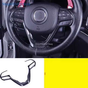 

chrome For Jeep Grand Cherokee 2014-2018 Interior Steering wheel Sequin Cover Frame Panel Trims Stickers Car-Styling Accessories