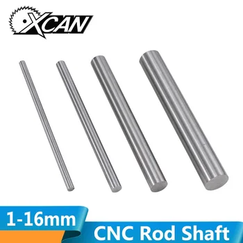 

XCAN 2pcs 1-16mm CNC Lathe Rod Shaft 100mm Long Linear Shaft 3D Printer Chromed Round Shaft