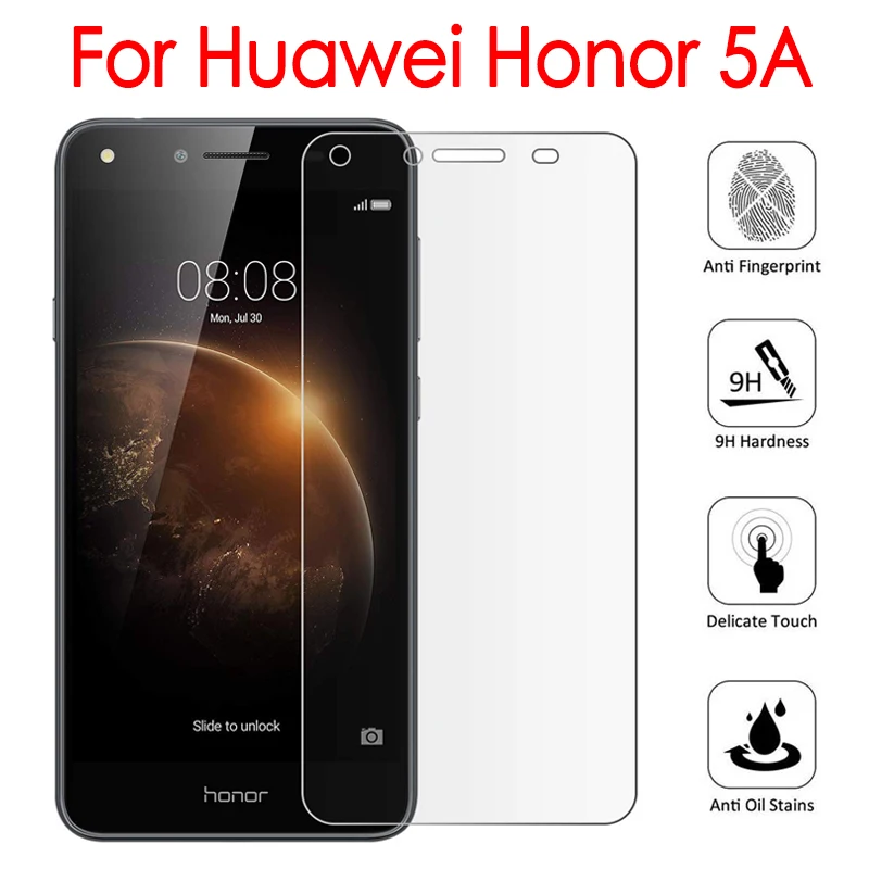 

honor 5 a protective glass on for Huawei honor 5a Screen Protector Huawey huawie honer honor5a a5 armor Tempered Glas sheet Film