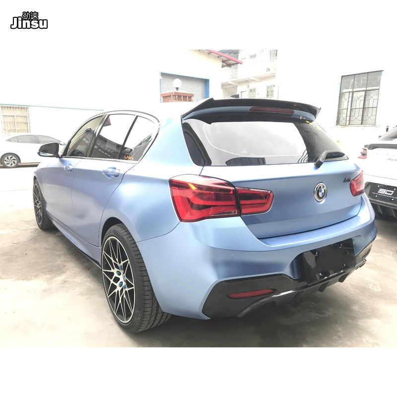 Спойлер на заднюю крышу из углеродного волокна для BMW 1 серии 116i 120i 125i M135i M140i 2017 2019