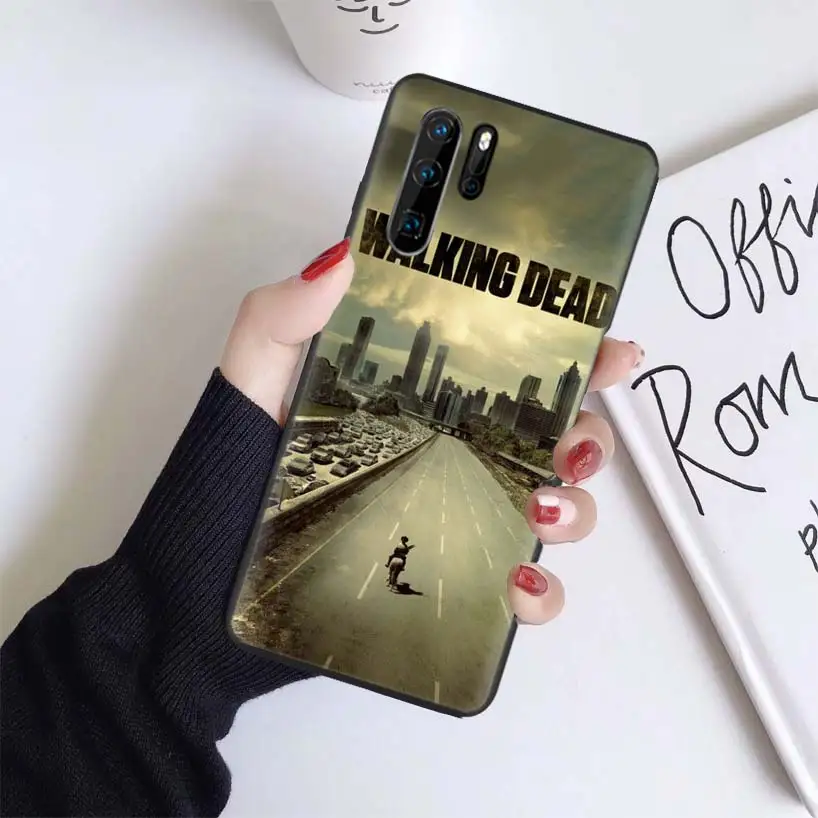BS185-1 Черный чехол для huawei mate 30 20 10 P30 P20 P10 Pro Lite P Smart Z мягкая крышка для телефона - Цвет: BS185-1