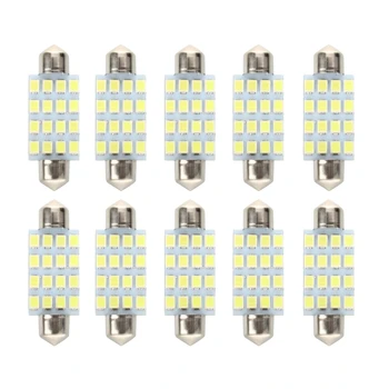

10 PCS 16 Torpedo Car Bulb LED SMD 3528 42 mm - White