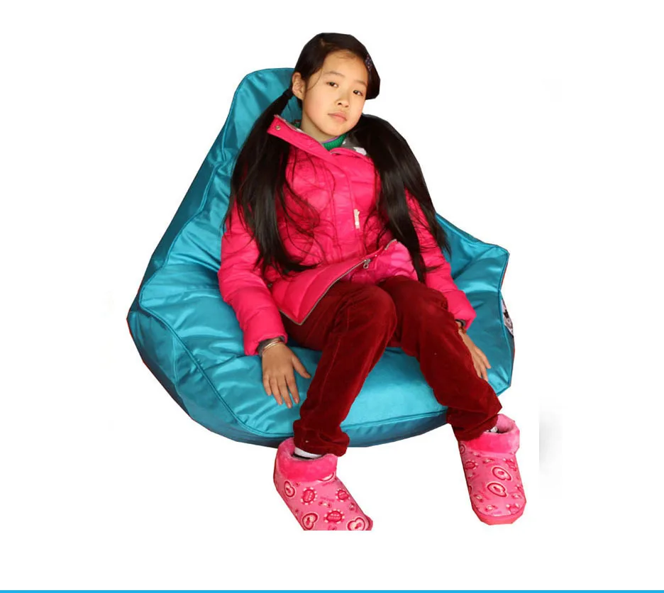 Lazy Bean Bag чехол для стула без наполнителя пуховый диван детский Кемпинг вечерние пуф кровать игровой пуф Кама спальня татами пол сиденье