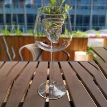 Встроенный Скелет бокал для вина дизайн бокал для виски бокал ужин украшение ручной работы кристалл для вечерние бокалы