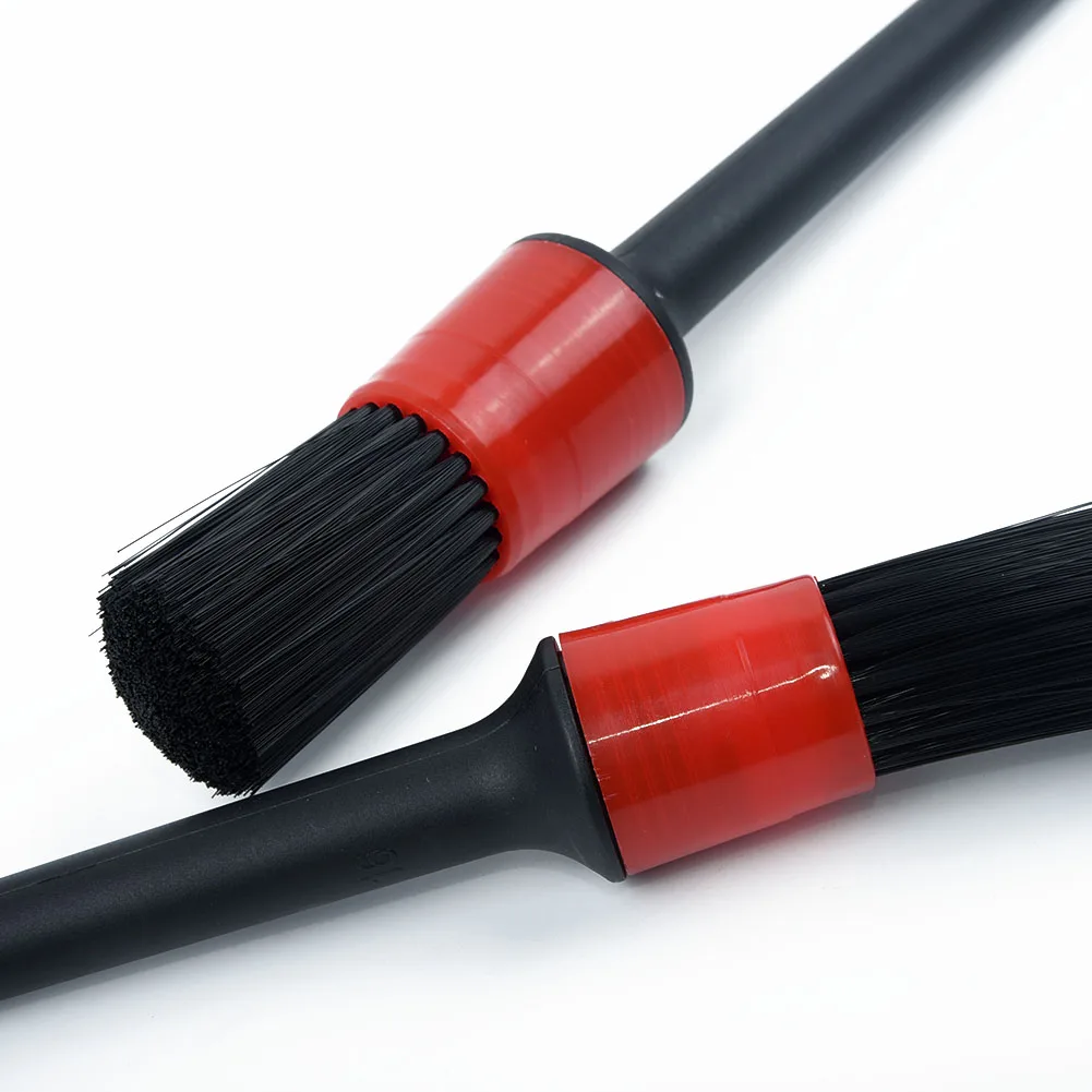 

5Pcs Detailing Brush Dry Wet Cleaning Brushes Soft Car Care Supplies Detail Tool Cleaning Brushes