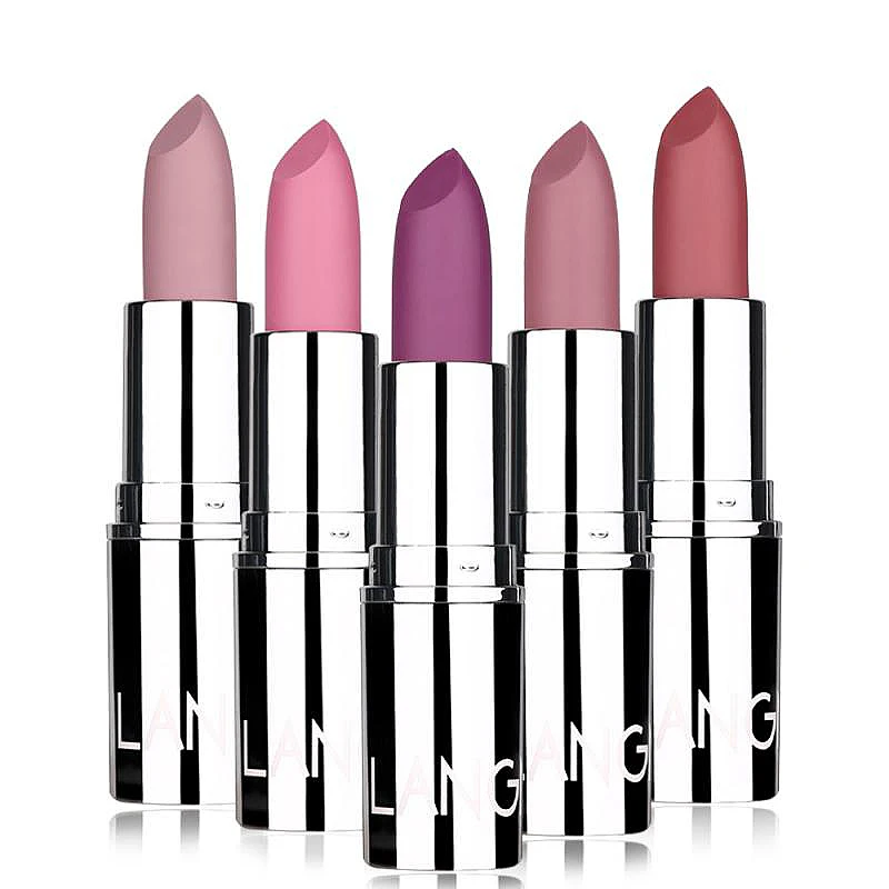 

New 8 Colors Lipstick Matte Lipstick Long Lasting Waterproof Non-stick Cup Moisturizing Nourish Lip Gloss Make-up Gift For Women