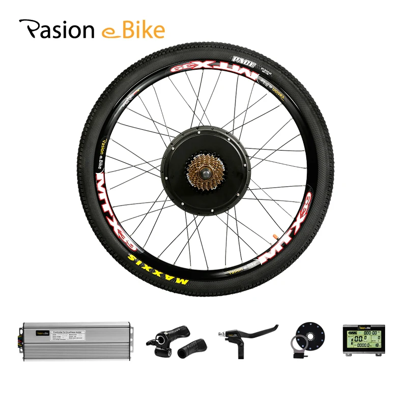 Best Price 27.5inch e Bike Motor Wheel 48V 1500W 1000W with 18 / 12 Mosfet Controller LCD3 / LCD8 Display Electric Wheel Motor Set