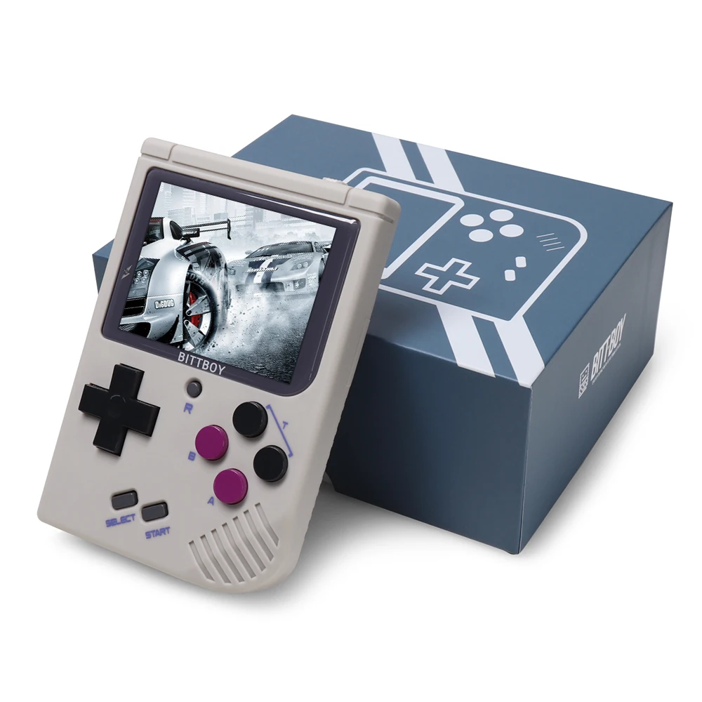 Video Game Console New BittBoy - Version3.5 - Retro Game Handheld Games Console Player Progress Save/Load MicroSD card External
