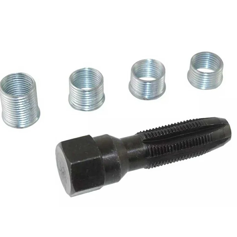 

14mm Spark Plug Thread Repair Kit Rethread Tool Kit Reamer Tap M14x1.25