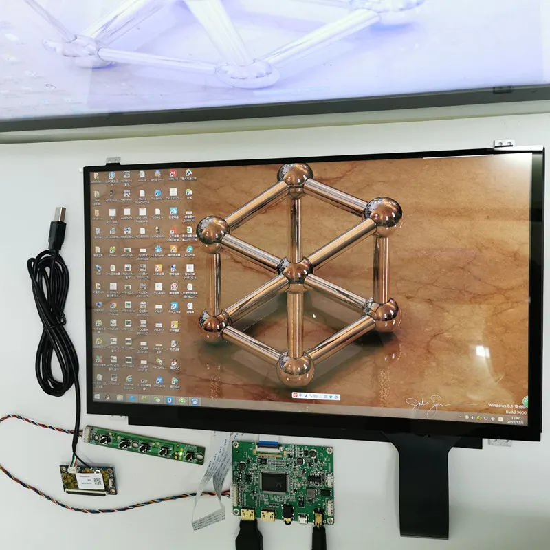 15 6 дюймовый ЖК дисплей емкостный сенсорный модуль комплект 1920x1080 IPS 2 мини HDMI для
