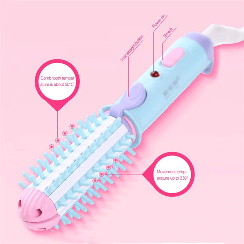 Mini Hair Curler & Straightener 2 in 1 Hair Wave Curling Iron Professional Straighteners Fashion Styling Tools