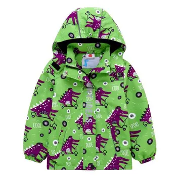 

2020 New Windbreaker for Boy Cartoon Jackets for Boys Children's Spring Jackets Boys Clothes Kids Jacket Hooded Fleece Coats