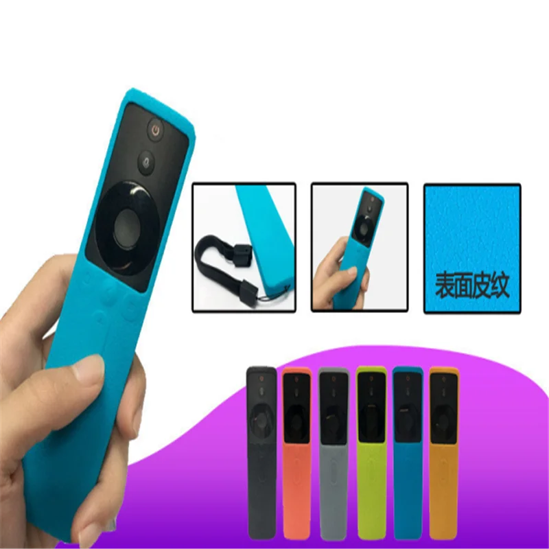 Горячая Распродажа защитный силиконовый чехол для Xiaomi mi Bluetooth 4,1 голосовой пульт дистанционного управления для Xiao mi tv/tv Box улучшенная версия