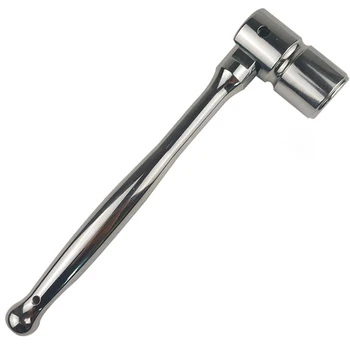 

25cm Scaffolding Socket Wrench Multi-functional 180 Degree Adjustable Head Socket Wrench Car Repair Tool