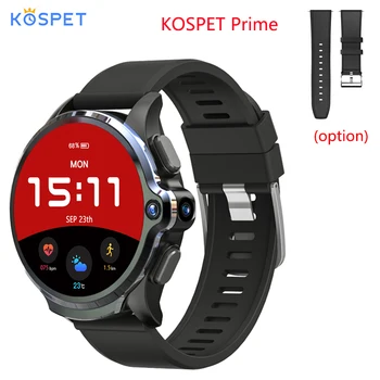 

KOSPET Prime 4G Smart Watch Phone 3GB 32GB 1.6 inch Screen Dual Camera 1260mAh Android Smart Watch Bluetooth GPS Face ID unclok
