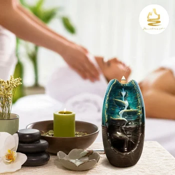 

Hot Dragon Incense Burner Smoke Backflow Best Cone Censer incense Holder mini Office Desk Home Decor Teahouse Ornament