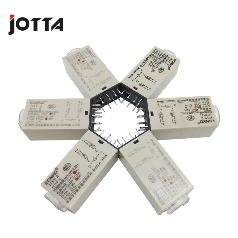 1 предмет H3Y-2 DC24V задержки времени, с ЖК-дисплеем, временное реле 5/10/60 секунд, содержащий базовое 5A 250VAC