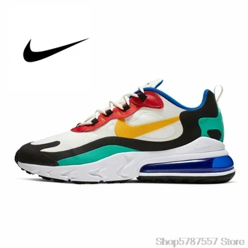

Nike Air Max 270 React Man Running Shoes Breathable Sports Sneakers Anti-slip Outdoor Sneakers Airmanx 270 React MEN AO4971-002