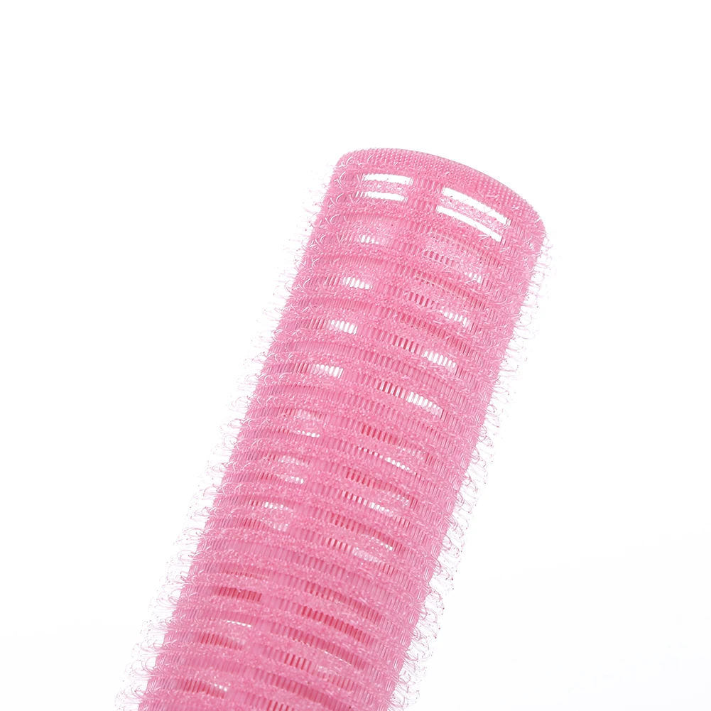 4 Size Hairdressing Self-Adhesive Hair Rollers Self Grip Hair Curler Heatless Curling Rod Styling Roller Roll Curler Beauty Tool
