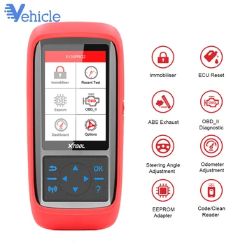 

Car diagnostic Scan tool OBD2 Free Update Online XTOOL X100 Pro2 Auto Key Programmer with EEPROM Adapter Odometer Adjustment