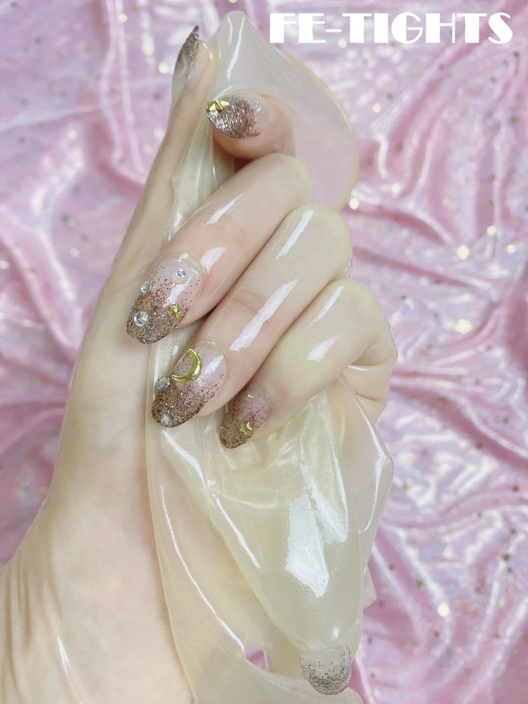 Cosplay Gloves Women's Men's Oil Shiny Transparent Super Thin Latex Zentai