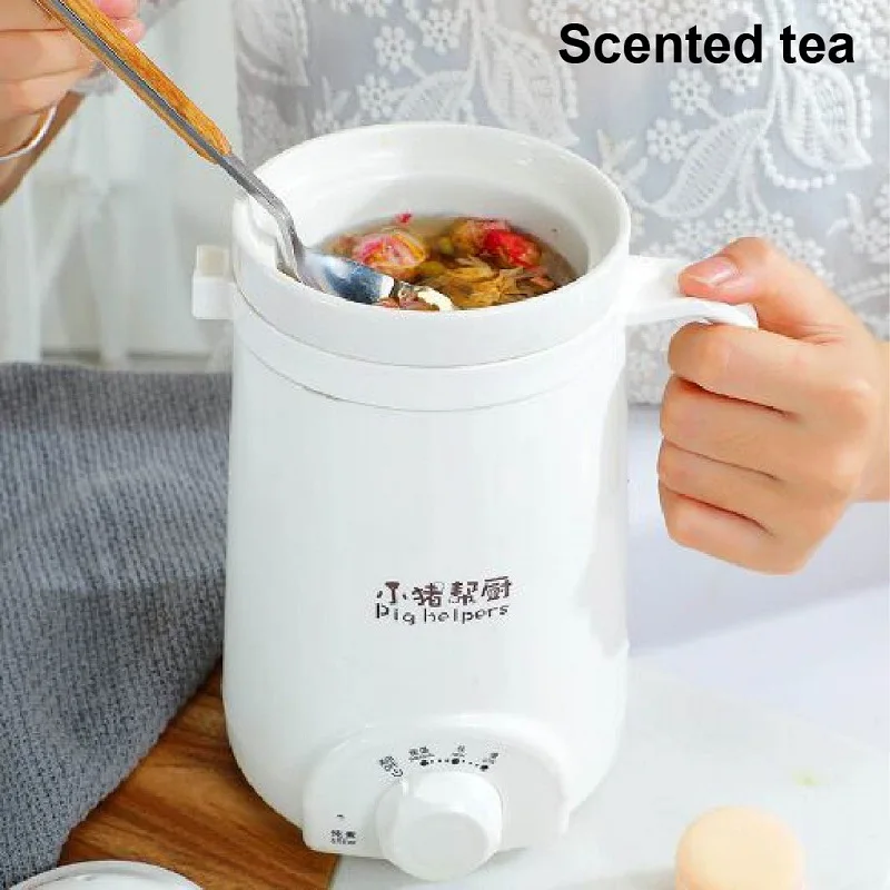 Health Cup Multifunctional Electric Cooker Portable Automatic Insulation  Non-stick Appointment Timing Porridge Slow Cooker 500ml - AliExpress