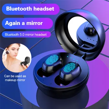 

Mini Stereo Wireless Bluetooth 5.0 Earphone Touch Control Wireless Earbuds Bass In-ear Headset For IOS Android Binaural Call