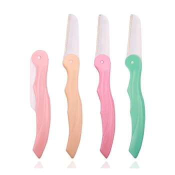 

12pcs Ladies Single Blade Eyebrow Razor Disposable Eyebrow Razor Eyebrow Trimmer Portable Beauty Tool Makeup Kit G0324