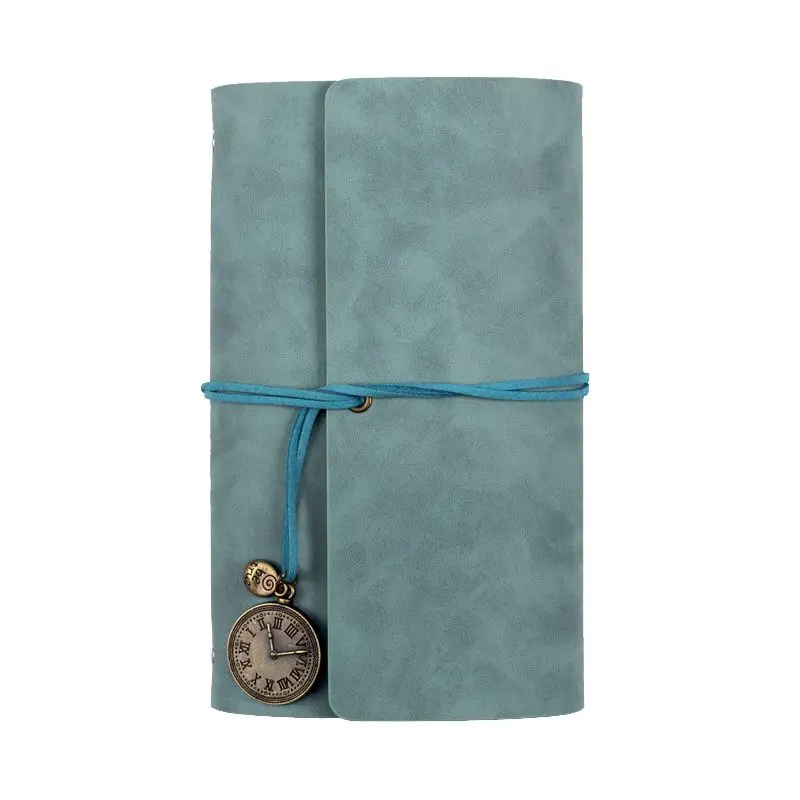 Vintage Travelers Notebook Diary Notepad PU Leather Spiral Literature Note Book Paper Journal Planners School Stationery Gift