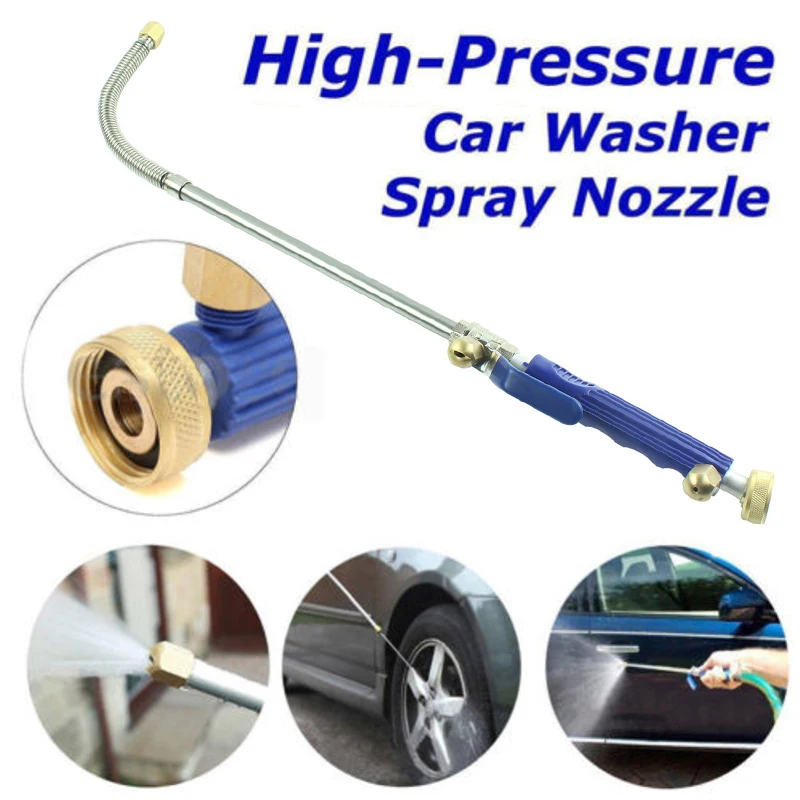 Water Jet Spray Nozzle Wand Attachment Car Garden Washing Hose Gun Power Tool UK 