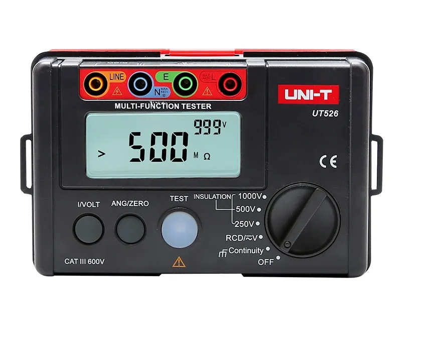Multi-function digital electric meter Electrical Insulation Tester UT526 Earth Resistance Meter+RCD Test Machine | Инструменты