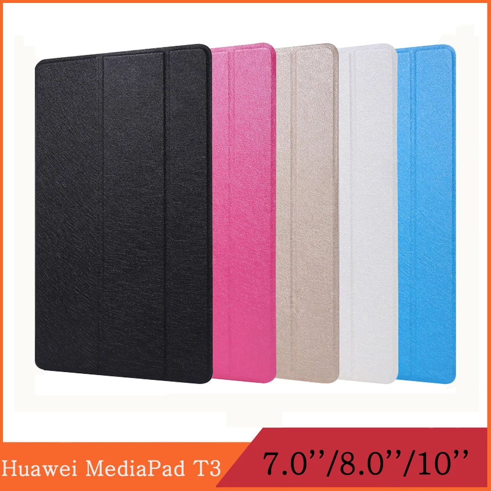 Чехол для Huawei MediaPad T3 7 3G Wifi 0 8 10 флип чехол с подставкой планшета|Чехлы планшетов и