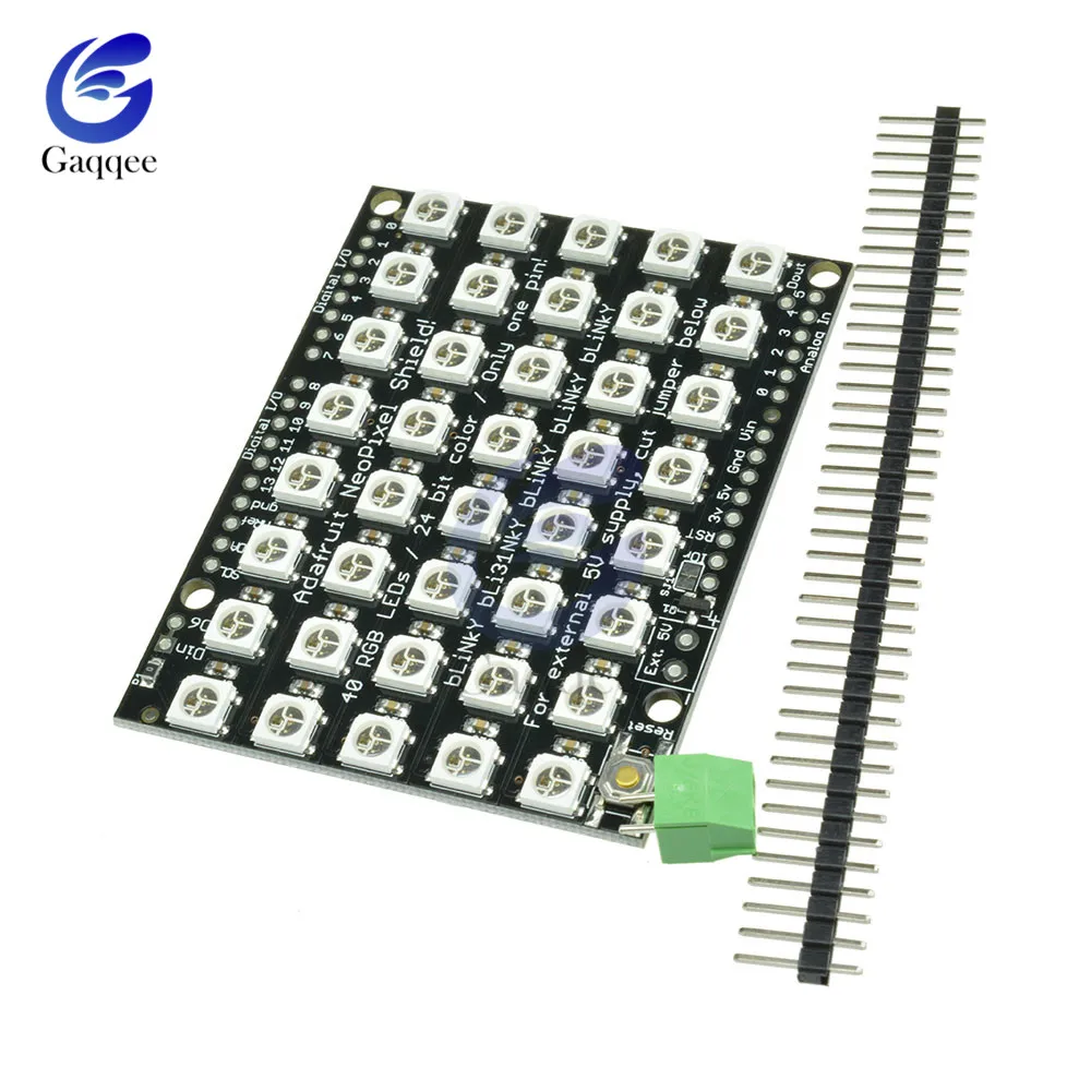 Модуль WS2812 12 16 24 40 60 64 бит 5050 RGB полноцветный светодиодный кольцевой светильник со