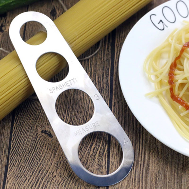 ZQBXJDW 3 шт., измерительная линейка для спагетти из нержавеющей стали, качественный измерительный инструмент для лапши, кухонный инструмент