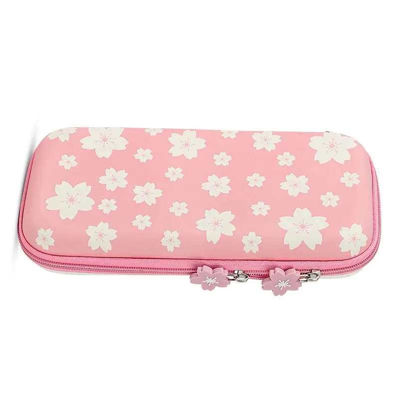 Sakula Stylish NintendoSwitch NS LITE OLED Case Cherry Blossoms Pink Portable Protective For Nitend NSwitch Game Console Joycon |