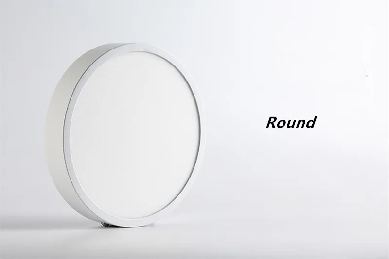 1pc  Surface Mounted LED Panel Light bulb Round Square 5W/8W/16W/22W/30W LED Ceiling lamp Lights LED Downlight AC110v-220V