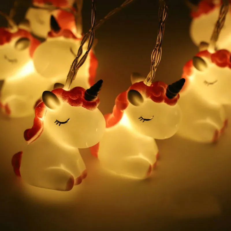 10LEDs Battery Operate Fairy Giraffe String Light Night Mood Lamp Warm White 