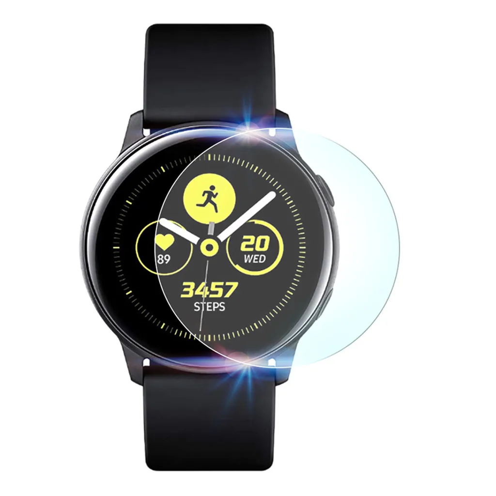 1 шт/3 шт Закаленное стекло протектор экрана для samsung Galaxy Watch Active 2 44 мм Мягкая Ультра HD прозрачная защитная пленка аксессуар