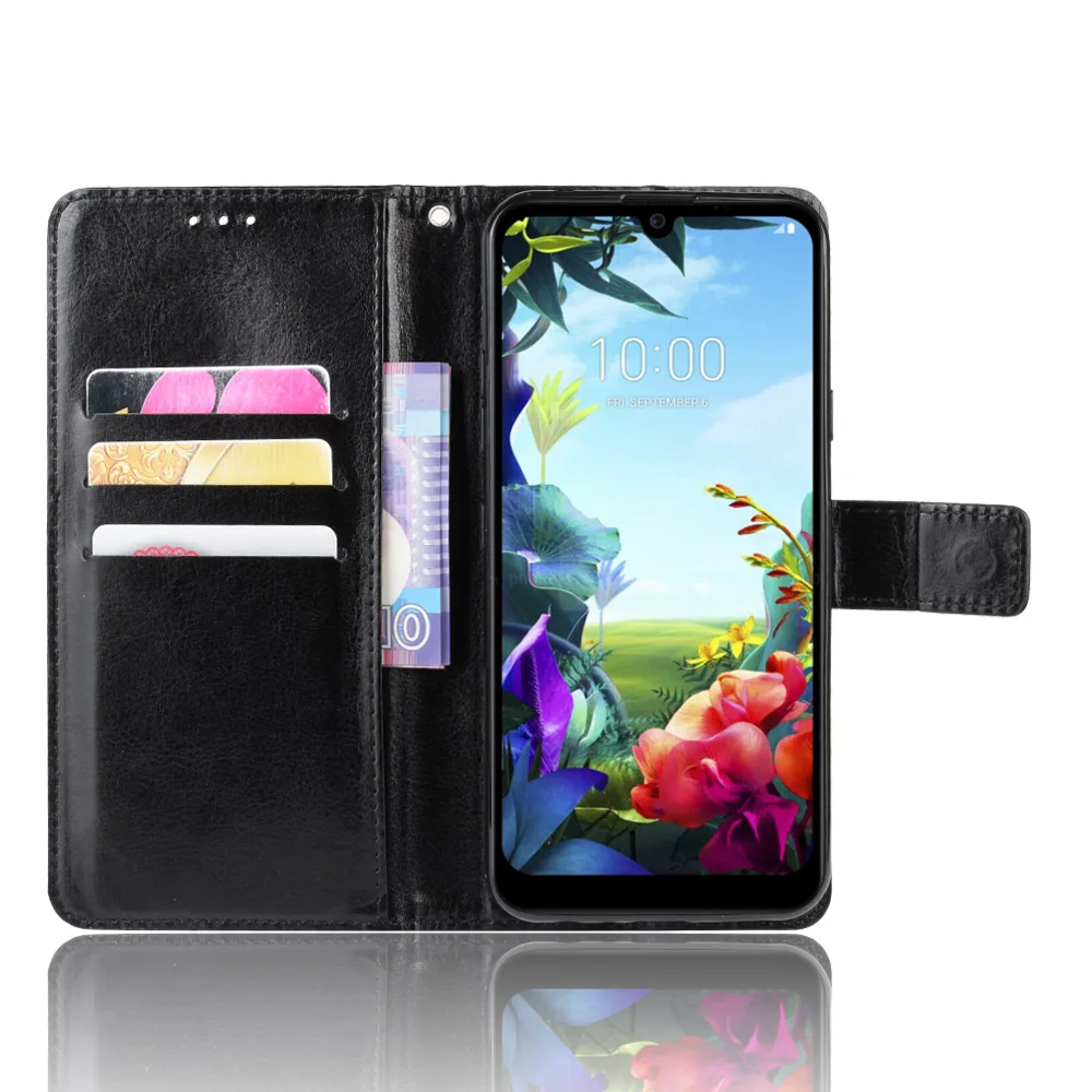 Чехол-бумажник из искусственной кожи для LG G8X ThinQ с подставкой и кредитными слотами для LG V50S ThinQ K20 K30 X2 Andriod One X5 для LG K40S