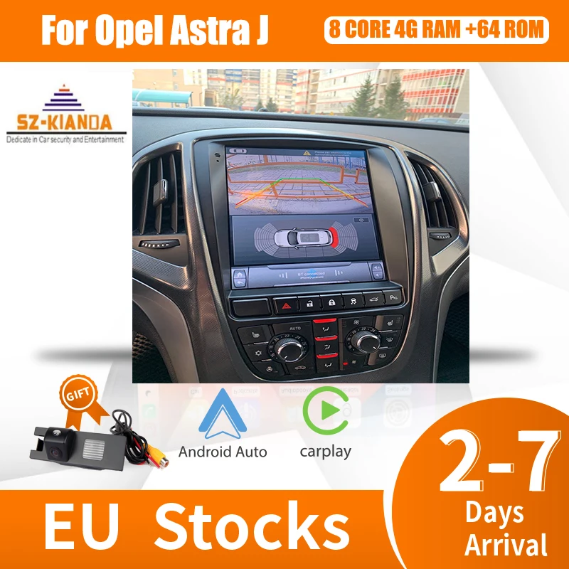 Автомобильный мультимедийный видеоплеер с вертикальным экраном GPS для Opel Astra | Автомагнитолы -1005003780912667